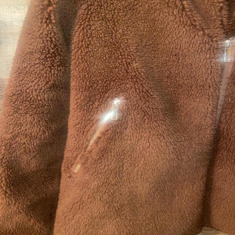 1 Sunset Lane Faux Fur Teddy Jacket Coat - Picture 3 of 7